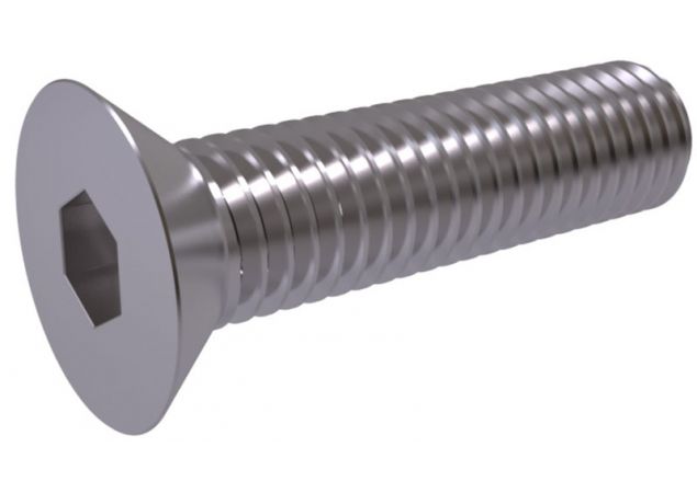 Inbusbout M5x30mm - RVS 316 - DIN 7991 - Per stuk