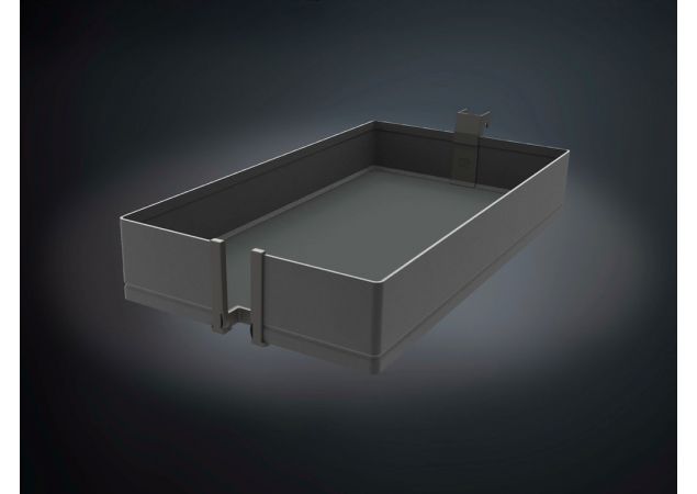 Inhangbodem Tandem II Arena Pure - Antraciet - 600mm