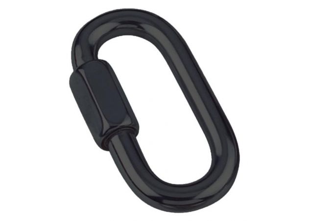 Noodschalm 4mm - RVS 316 - PVD Mat zwart