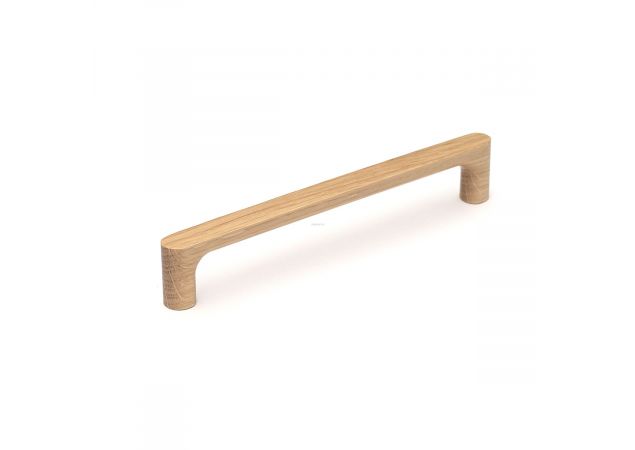 Houten meubelgreep Pinta - 208x16x192mm - Licht eikenhout