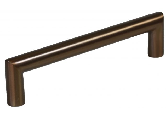 Meubelgreep rond norma - 140x12x128mm - Brons