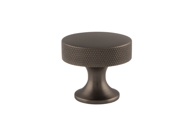 Meubelknop Knurled 'Berlin' - Antraciet - Ø38mm - Hoogte 35mm - AW841-38-DBZ