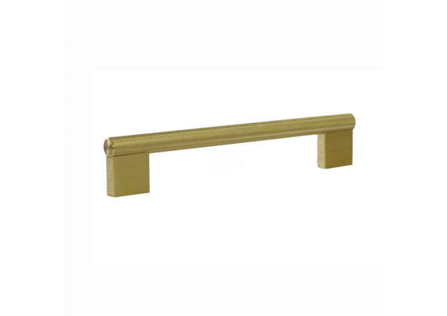 Handgreep vlak - 352x14x320mm - Messing Geborsteld