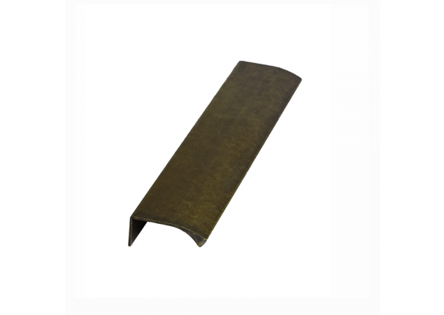Profielgreep recht - 350mm - HOH 2x160mm - Antiek brons