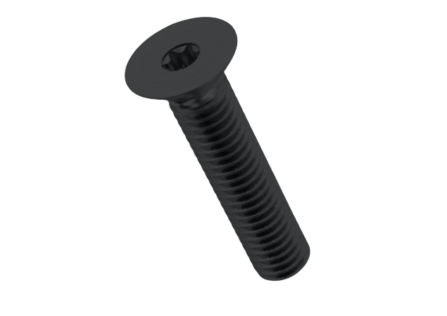 Tapbout M4x30mm verzonken kop Torx 20 - Rvs 316 - DIN 965 ISO 14581 - per 100 stuks