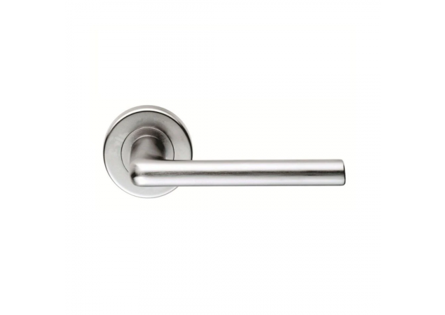Deurkruk Uno - Mat Chroom- Lengte: 109,5mm - Rozet: Ø51,5mm - Sprong: 67,5mm - SZC010SC