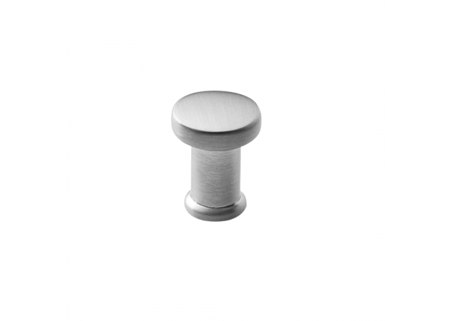 Meubelknop rond Gate - Ø18mm - Hoogte: 22mm - RVS Look