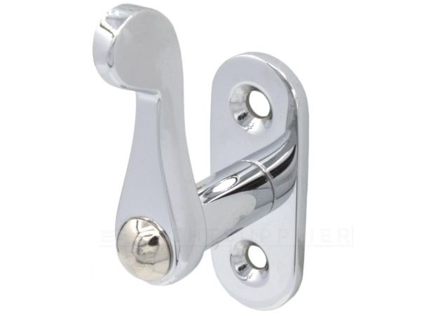 Deurwervel - Hoog model - 10mm - Messing gepolijst chroom