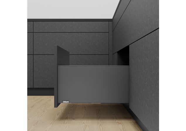 Blum Legrabox lade - Hoogte F (257mm) - 450mm - 40kg - Oriongrijs