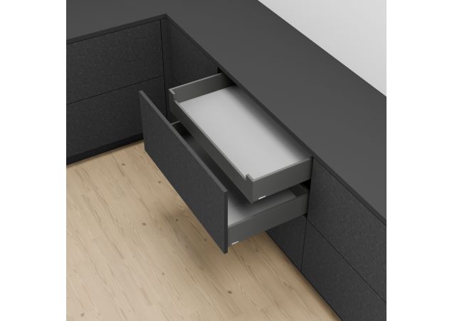 Blum Legrabox binnenlade - Hoogte K (142mm) - 400mm - 40kg - Oriongrijs