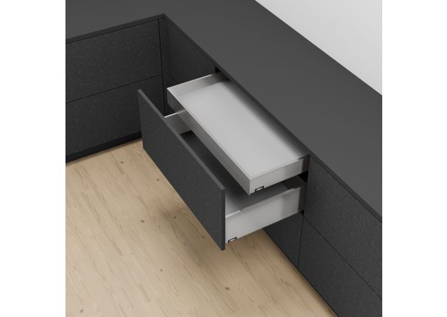Blum Legrabox binnenlade - Hoogte M (109mm) - 450mm - 40kg - RVS/Verzinkt