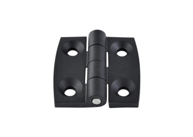 Kunststof scharnier - Vierkant - Stift RVS 316 (A4) - 60x60mm
