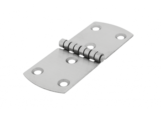 Luikscharnier Rvs 304 100x40mm Dikte: 1,5mm knoop boven