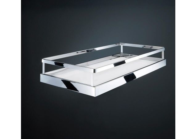 Magic Corner bodem - Arena Style - Wit-Chroom - Set van 4
