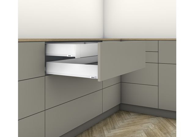 Blum Merivobox binnenlade - Hoogte M (106mm) - 450mm - 70kg - Zijdewit