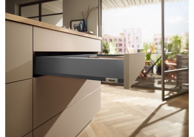 Blum Merivobox lade - Hoogte M (108mm) - 400mm - 40kg - Oriongrijs