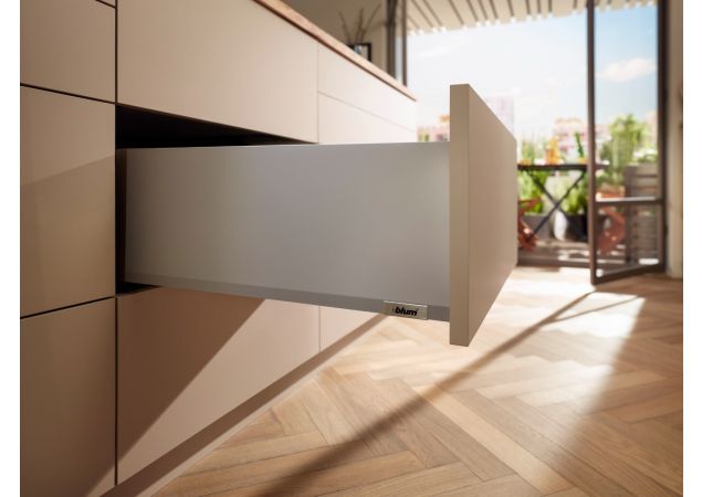Blum Merivobox lade - Hoogte K (146mm) - 500mm - 70kg - Indiumgrijs