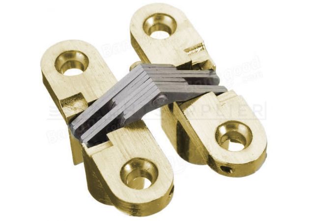 Onzichtbaar Meubelscharnier - 12,7x60,4mm - Zamac verkoperd
