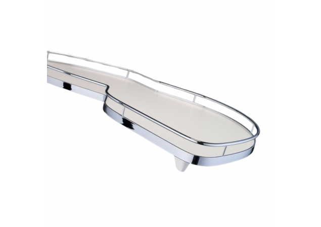 Kesseböhmer LeMans II Classic - Wit/chroom - Kastbreedte: 500mm - Links