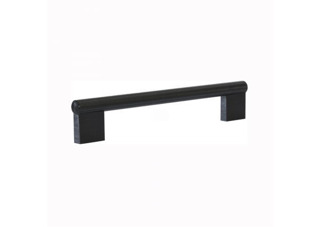 Handgreep vlak - 224x14x192mm - Mat zwart
