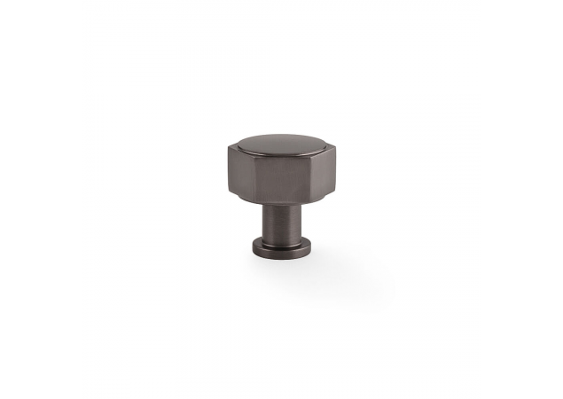 Meubelknop Hex 'Vesper' - Antraciet - Ø33mm - Hoogte 35mm - AW828-33-DBZ