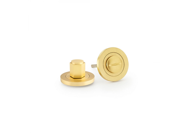 WC-Garnituur set Hex - Ø50mm - Mat messing - AW794SB