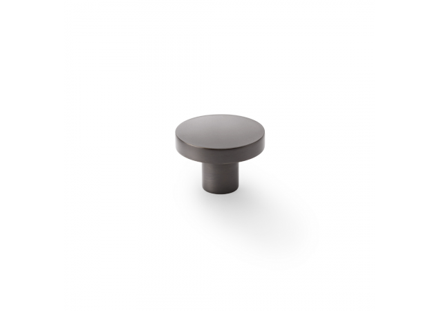 Meubelknop Plain 'Hanover' - Antraciet - Ø38mm - Hoogte 28mm - AW821-38-DBZ