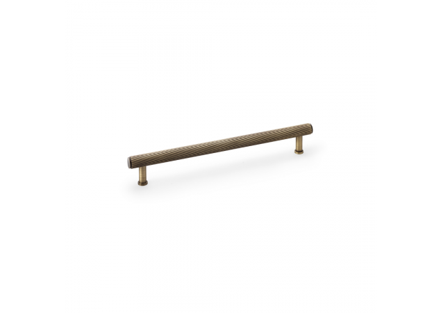 Meubelgreep Reeded 'Crispin' - Antiek messing - 262x39x224mm - AW809R-224-AB