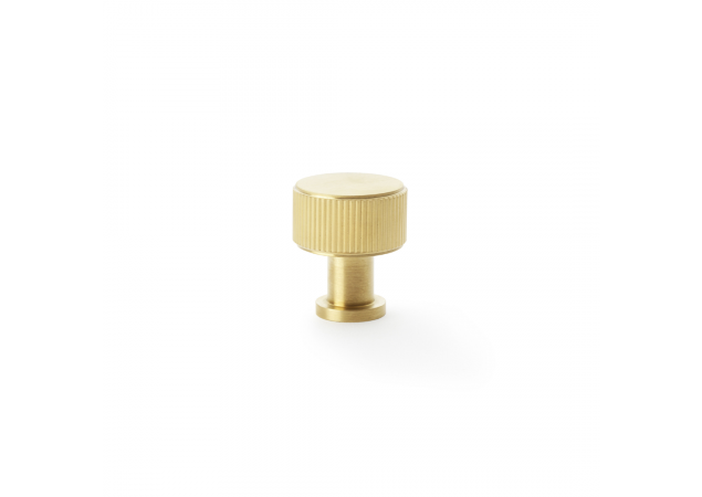 Meubelknop Reeded 'Lucia' - PVD Mat messing - Ø29mm - Hoogte 35mm - AW807R-29-SBPVD