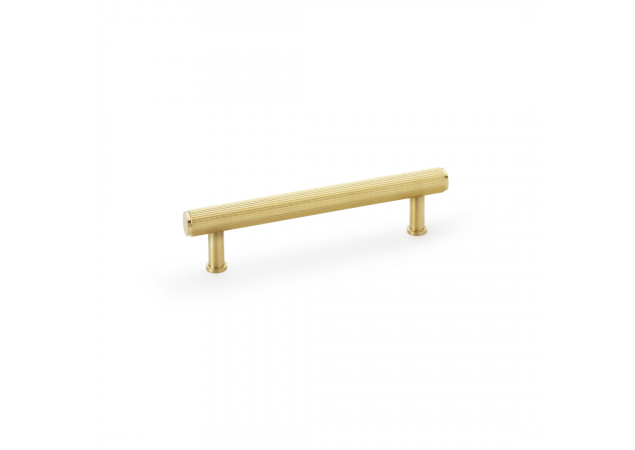 Meubelgreep Reeded 'Crispin' - PVD Mat messing - 166x39x128mm - AW809R-128-SBPVD
