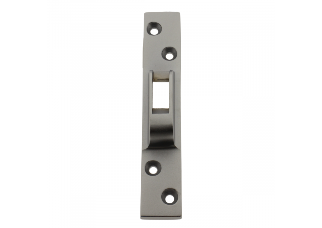 Sluitplaat voor profielschuif - 100x20 - Messing mat chroom
