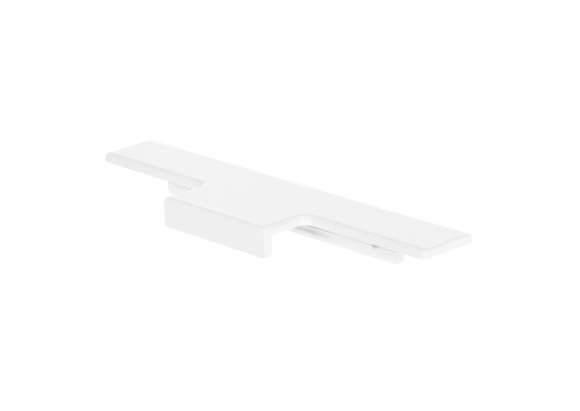 Profielgreep Recht - Mat wit - Infreesmaat 3,4mm - 196mm