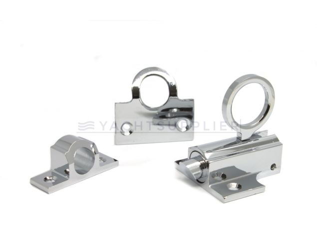 Raamknip - Messing verchroomd - Inclusief sluitbeugel - DK42CP