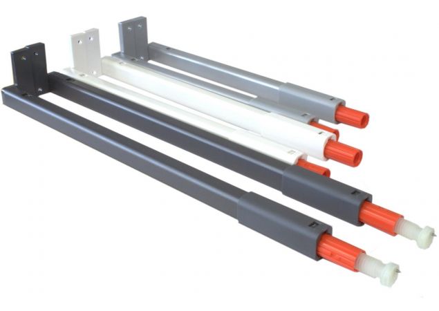 Relingset Alphabox Antraciet - Lengte 300mm - Opschroef