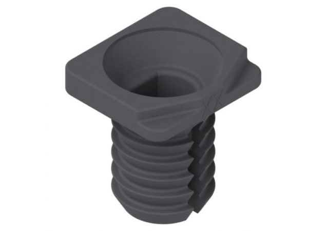 Blum scharnierpluggen - Donker grijs - 100 stuks