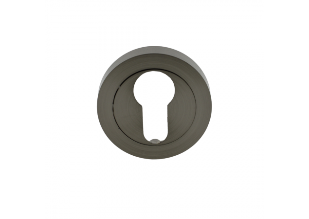 Profielcilinderrozet rond 50mm Rvs geborsteld - Per stuk