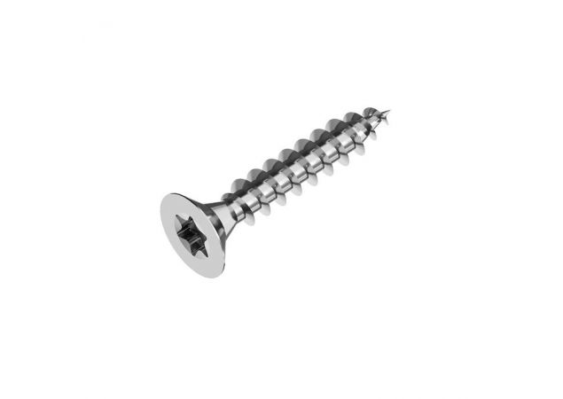 Spaanplaatschroef Rvs A2 3,5x20mm Torx 10 (100 stuks)