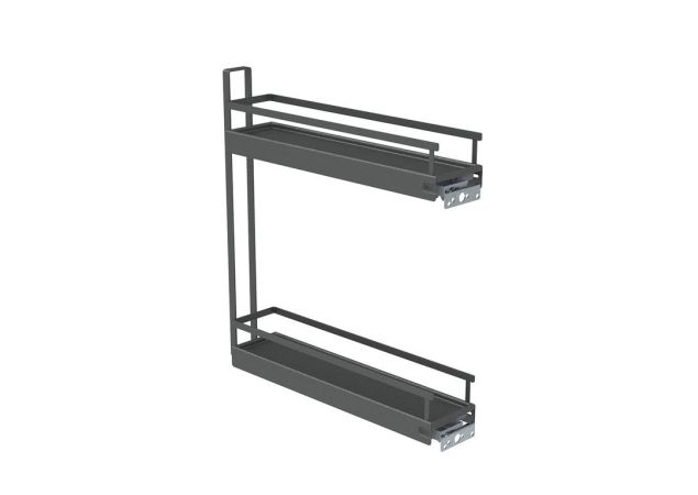Kesseböhmer nr. 15 uittrekelement - Kastdiepte vanaf 481mm - Style Antraciet