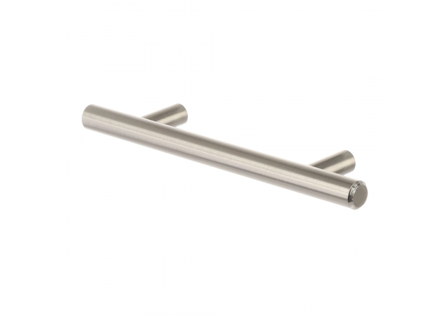 Meubelgreep rond T-model - Geborsteld nikkel - 232x32x192mm