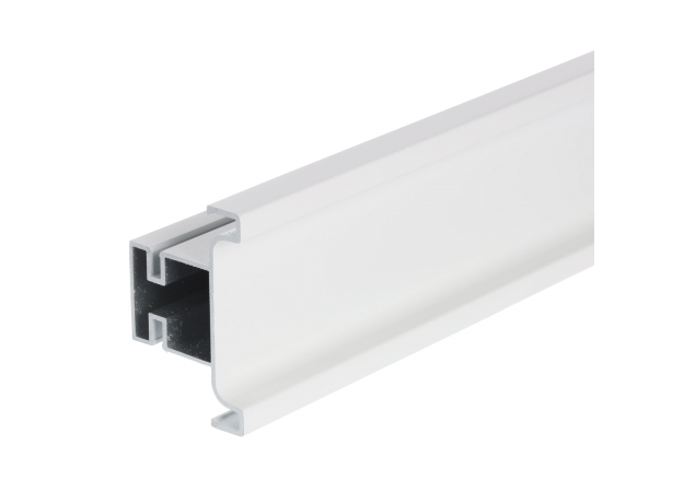 Verticale greeplijst middenprofiel - Mat wit - 2,9 meter