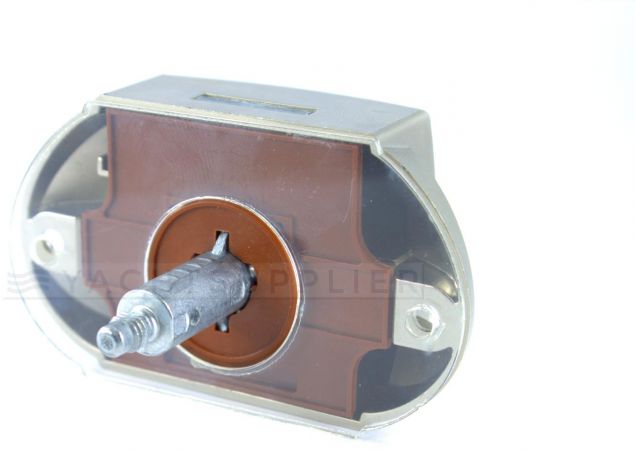 Drukknopslot vulplaat 1mm transparant