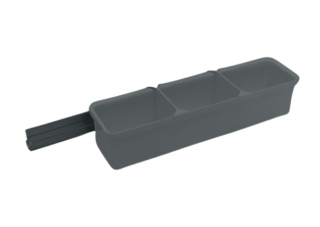 Youboxx set 3 - Tandem Side - Antraciet - 600mm