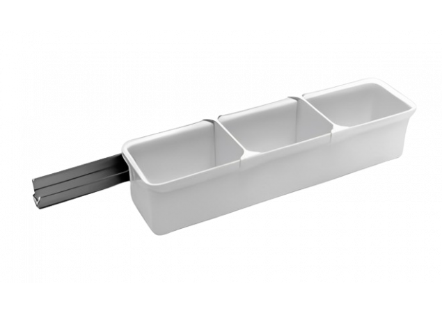 Youboxx set 3 - Tandem Side - Zilver - 600mm