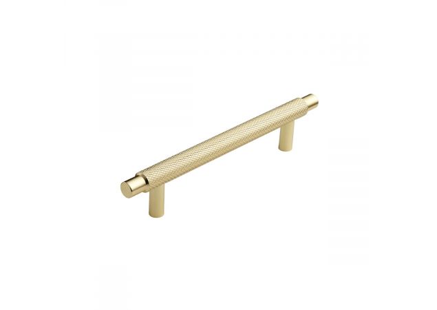 T-Greep met ruitstructuur - 182x14x128mm - Goud