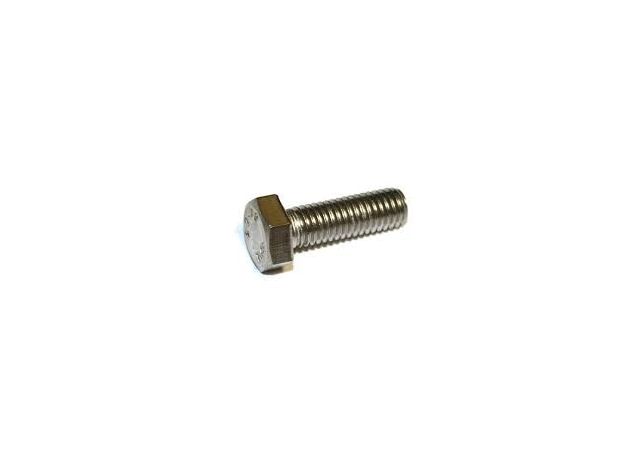 Zeskanttapbout M12x25 - RVS 316 (A4) - DIN 933 (per stuk)