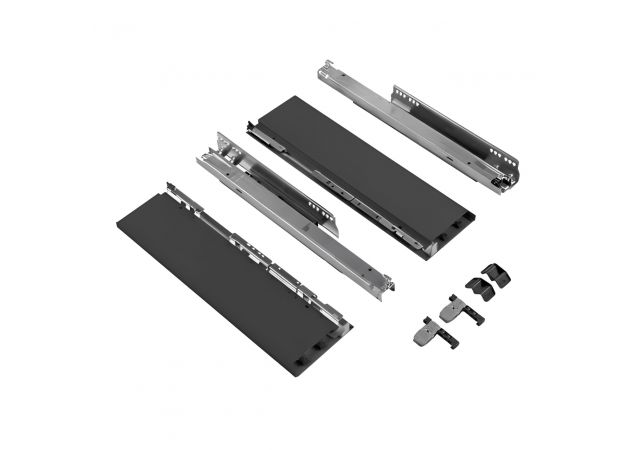 Hettich AvanTech You zelfbouwlade - Hoogte 139mm - Lengte 400mm - Draagvermogen 40kg - Antraciet
