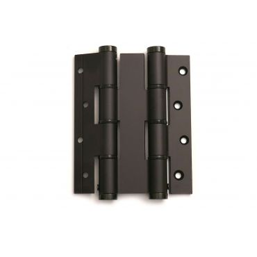 Deurveerscharnier dubbelwerkend - Lengte 120mm - Deurdikte 30mm - Aluminium zwart