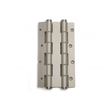 Deurveerscharnier dubbelwerkend - Lengte 180mm - Deurdikte 30mm - Aluminium zilvergrijs