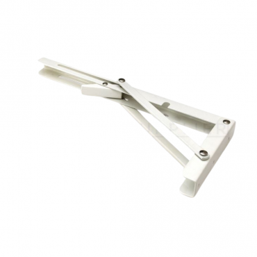 Inklapbare plankdrager - 60kg - 200mm - Wit