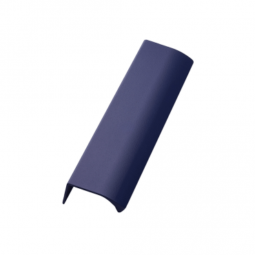 Profielgreep recht - 40mm - HOH 20mm - Blauw gecoat